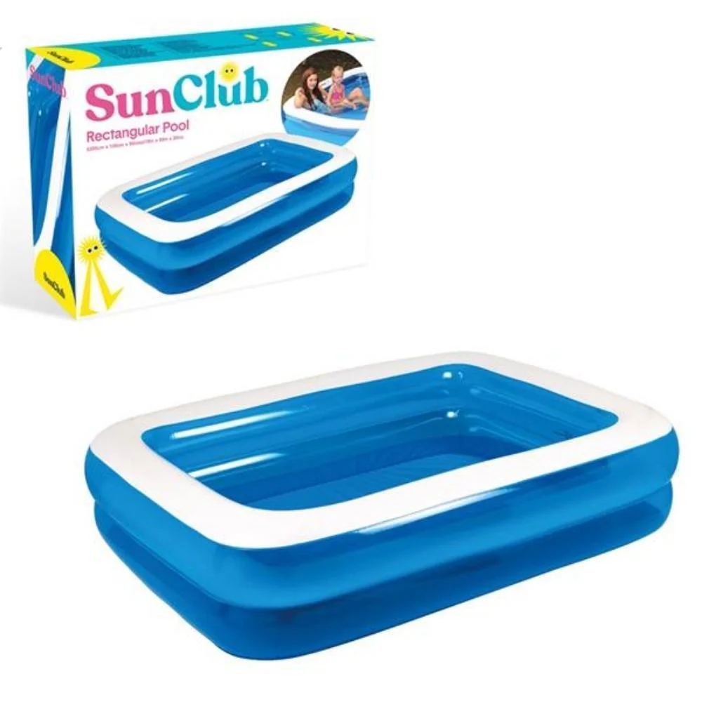 Sun Club | Family Size Rectangle Swim Pool | 200x150x50cm