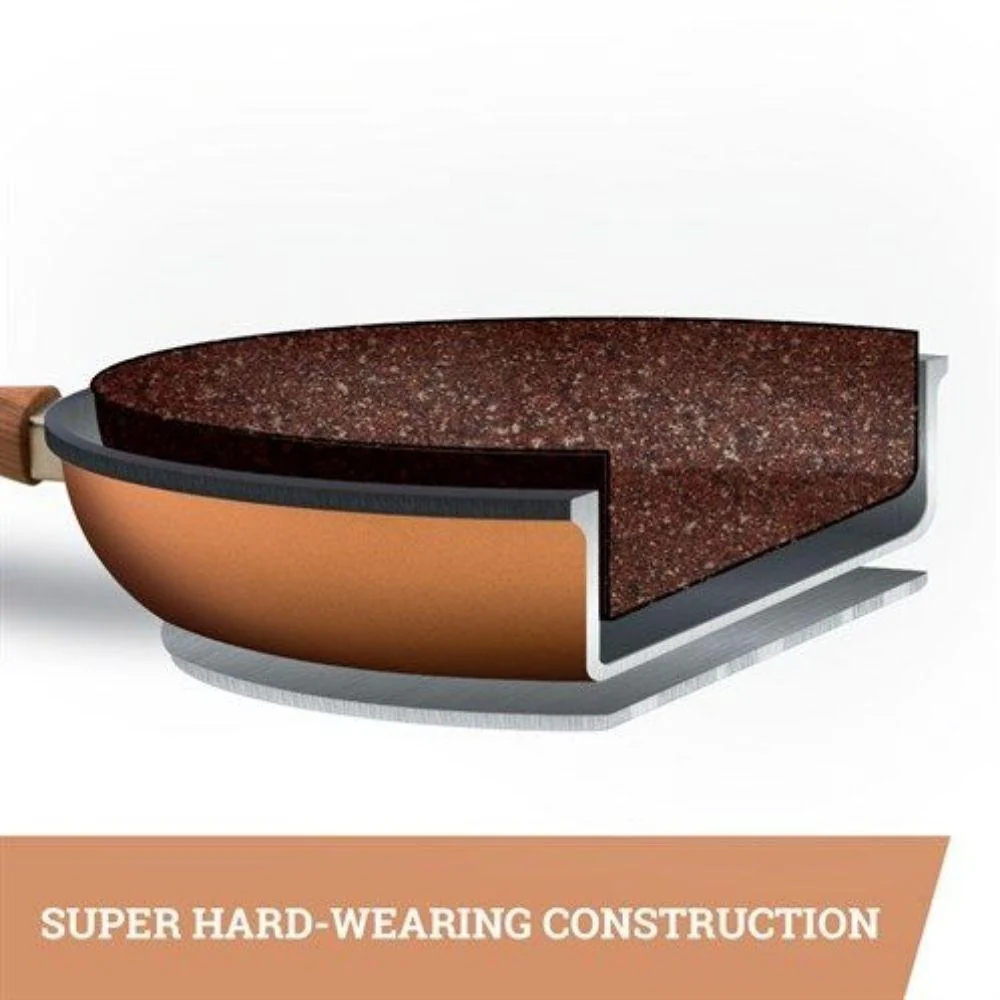 JML Non Stick Copper Stone Wok | 28cm - Image 4