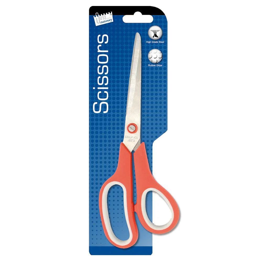 Just Stationery 8.5" Multipurpose Scissors | Versatile Cutting Tool
