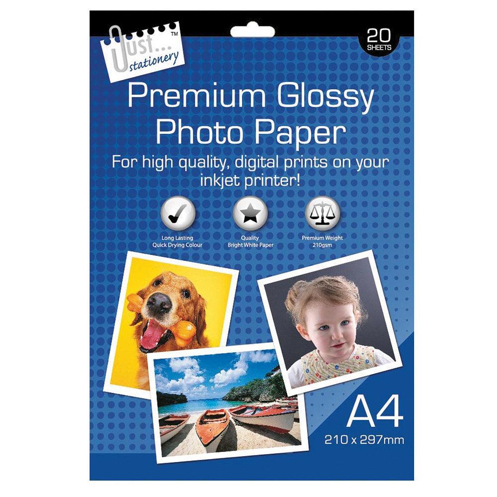 Just Stationery A4 Photo Paper | 20 Sheets