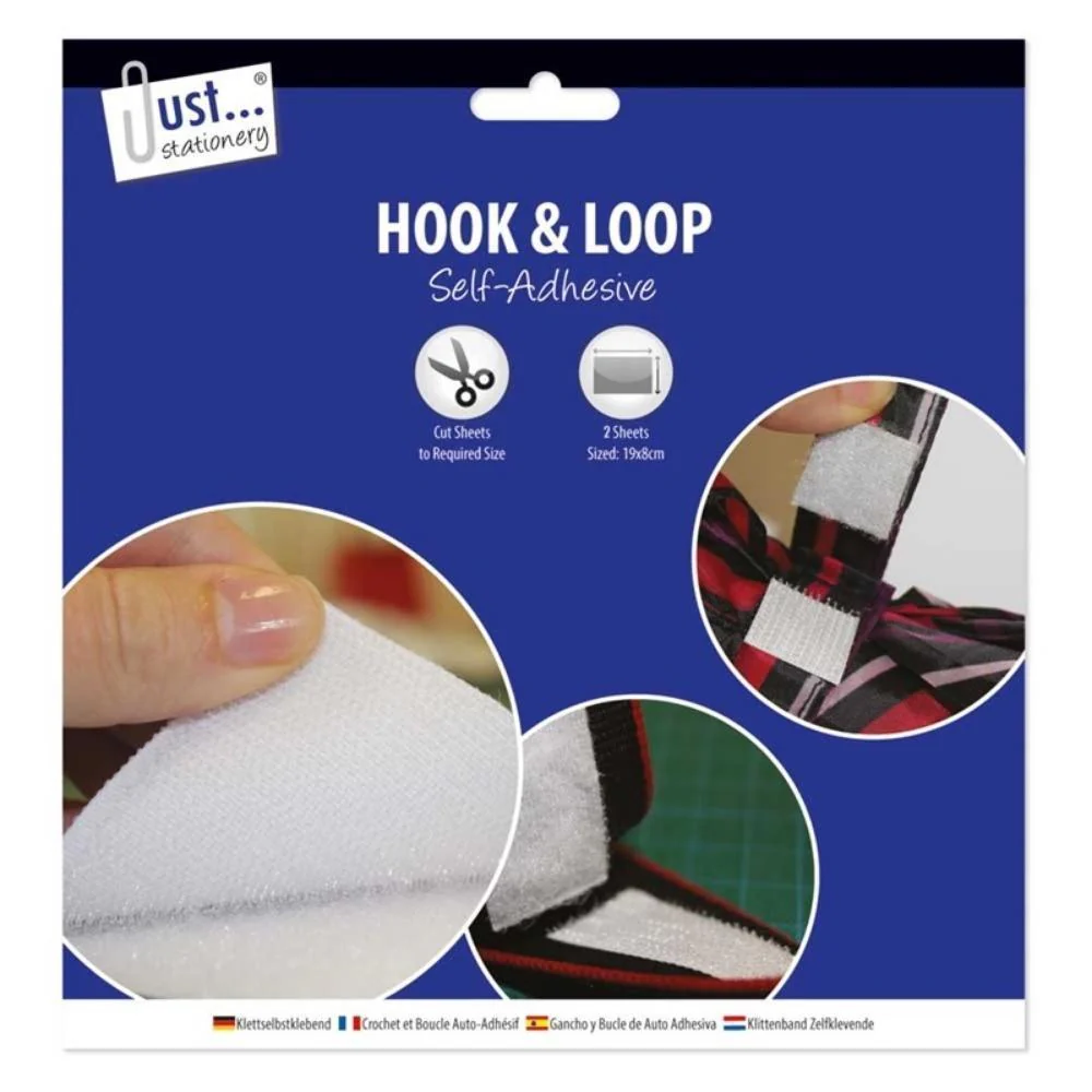 Just stationery Hook & Loop | 2 Pack