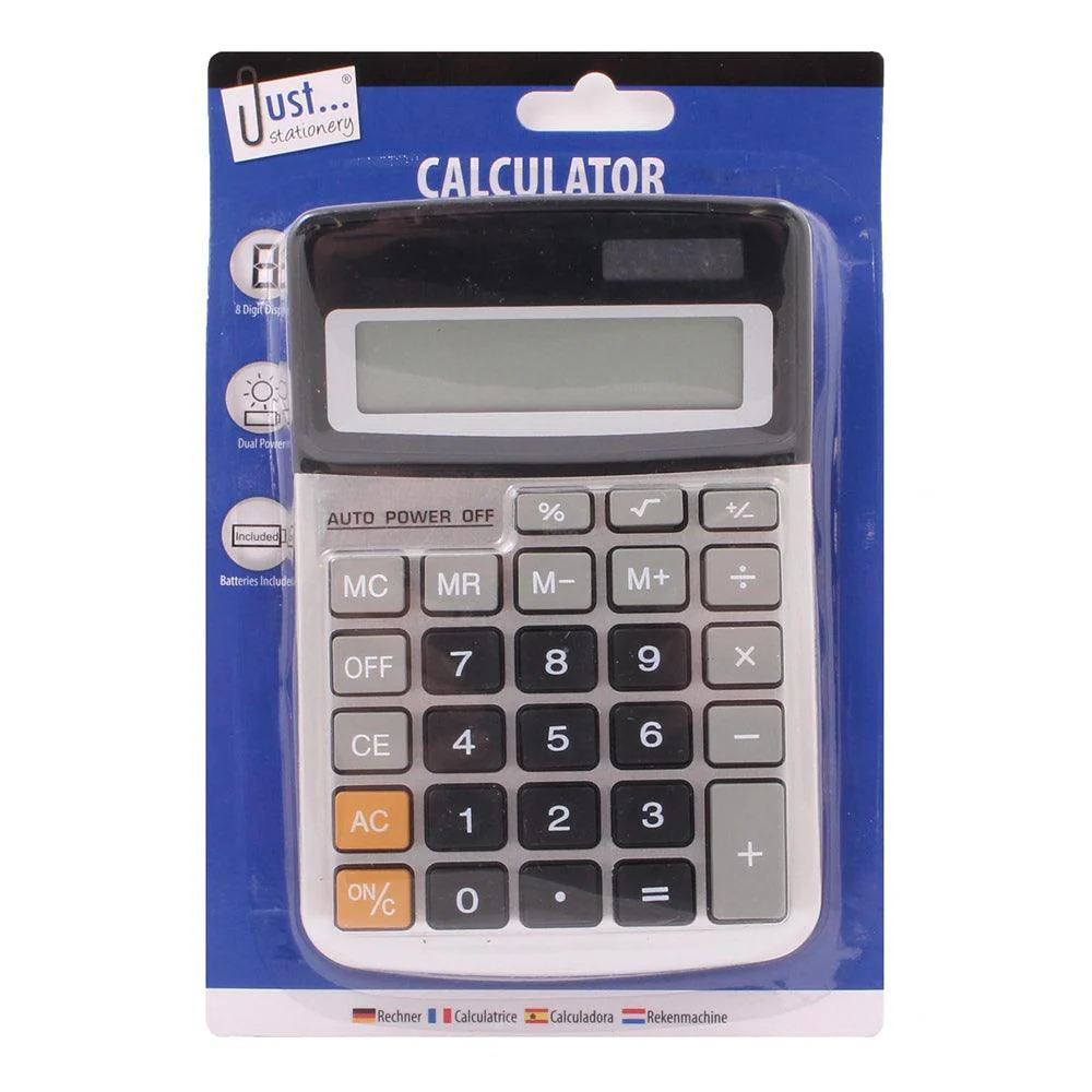 Just Stationery Midi Desktop Calculator | Perfect for Everyday Use