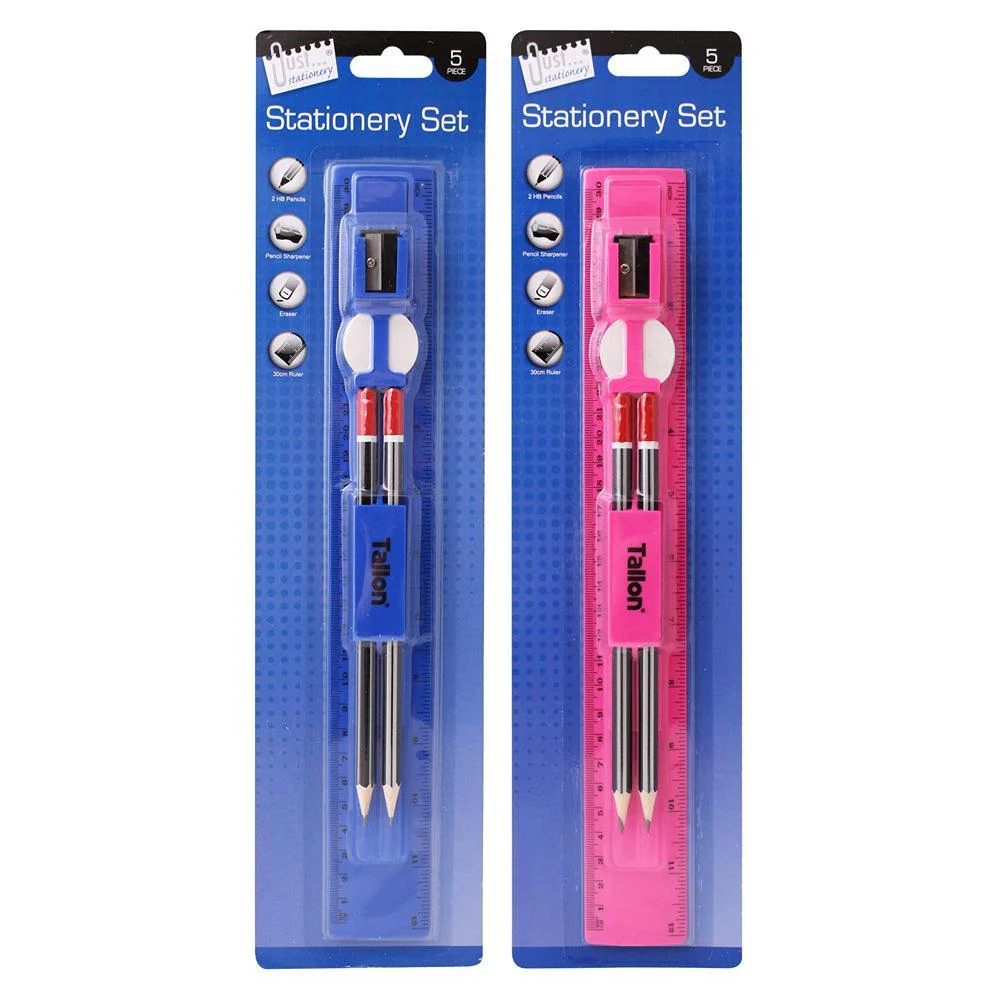 Just Stationery Stationery Set | 5 Assorted Pieces