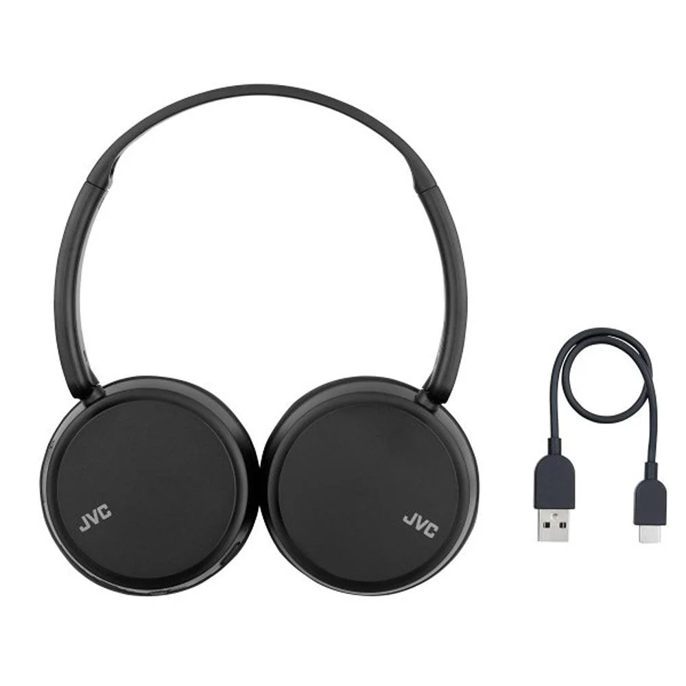 JVC Deep Bass Bluetooth on Ear Foldable Headphones | Black - Image 6