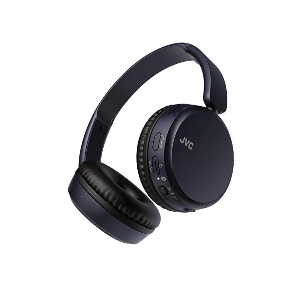JVC Deep Bass Bluetooth on Ear Foldable Headphones | Blue - Image 4