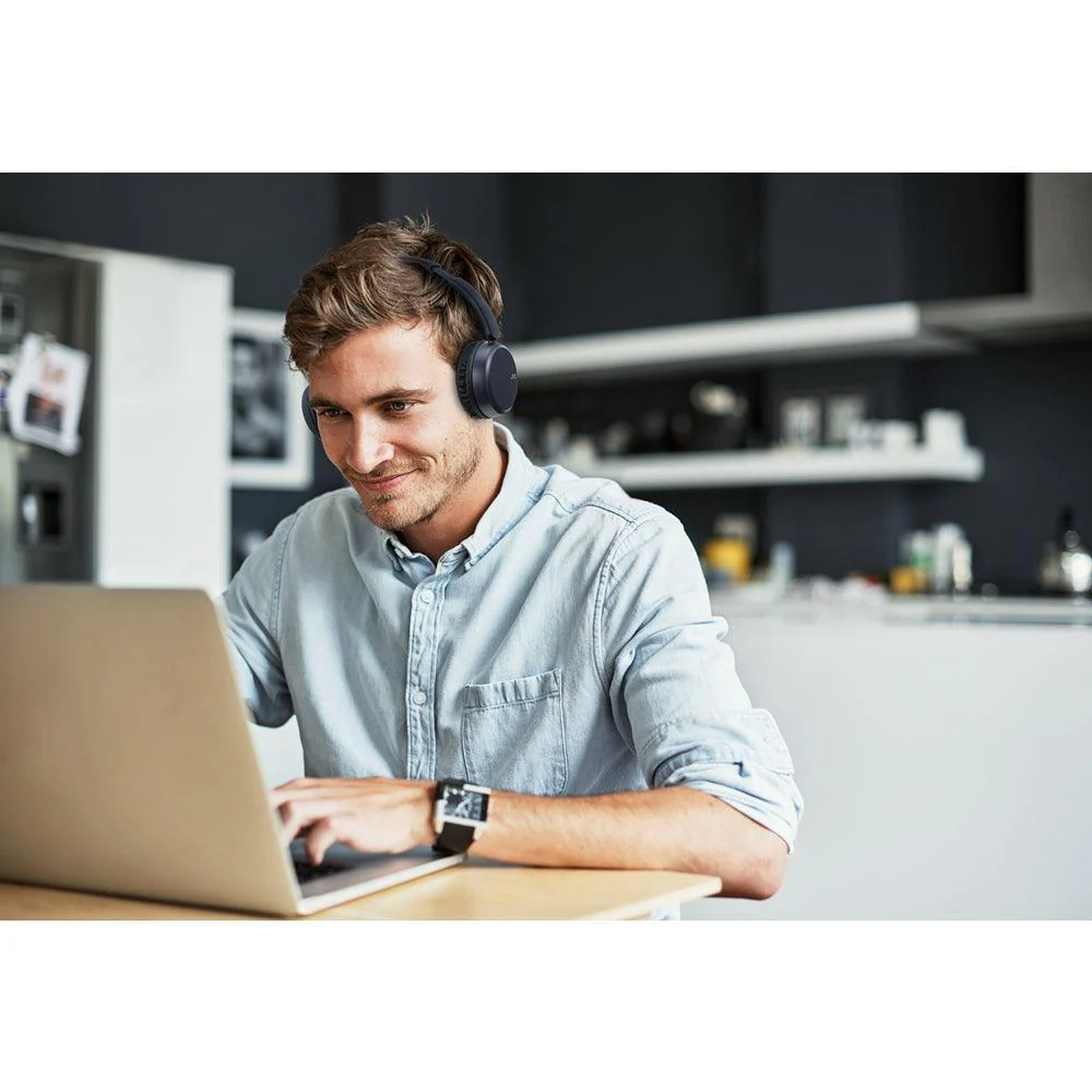 JVC Deep Bass Bluetooth on Ear Foldable Headphones | Black - Image 7