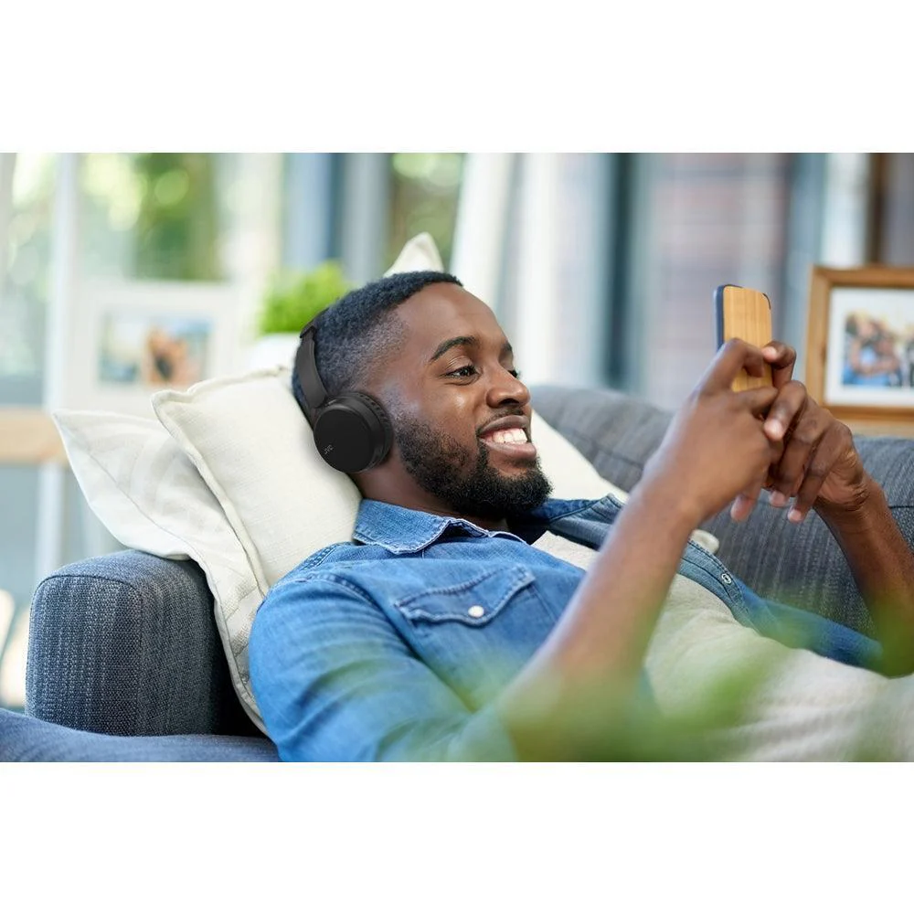 JVC Deep Bass Bluetooth on Ear Foldable Headphones | Black - Image 9