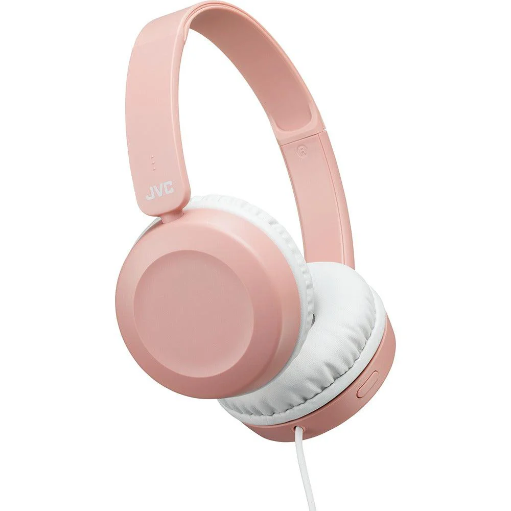 JVC Dusty Pink Headphones | Built-in Remote & Mic - Image 3