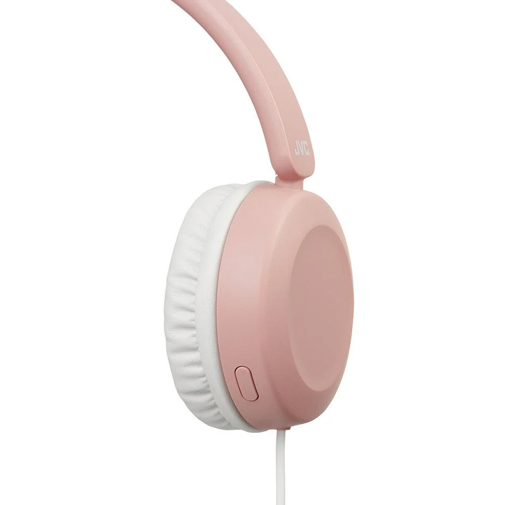 JVC Dusty Pink Headphones | Built-in Remote & Mic - Image 4