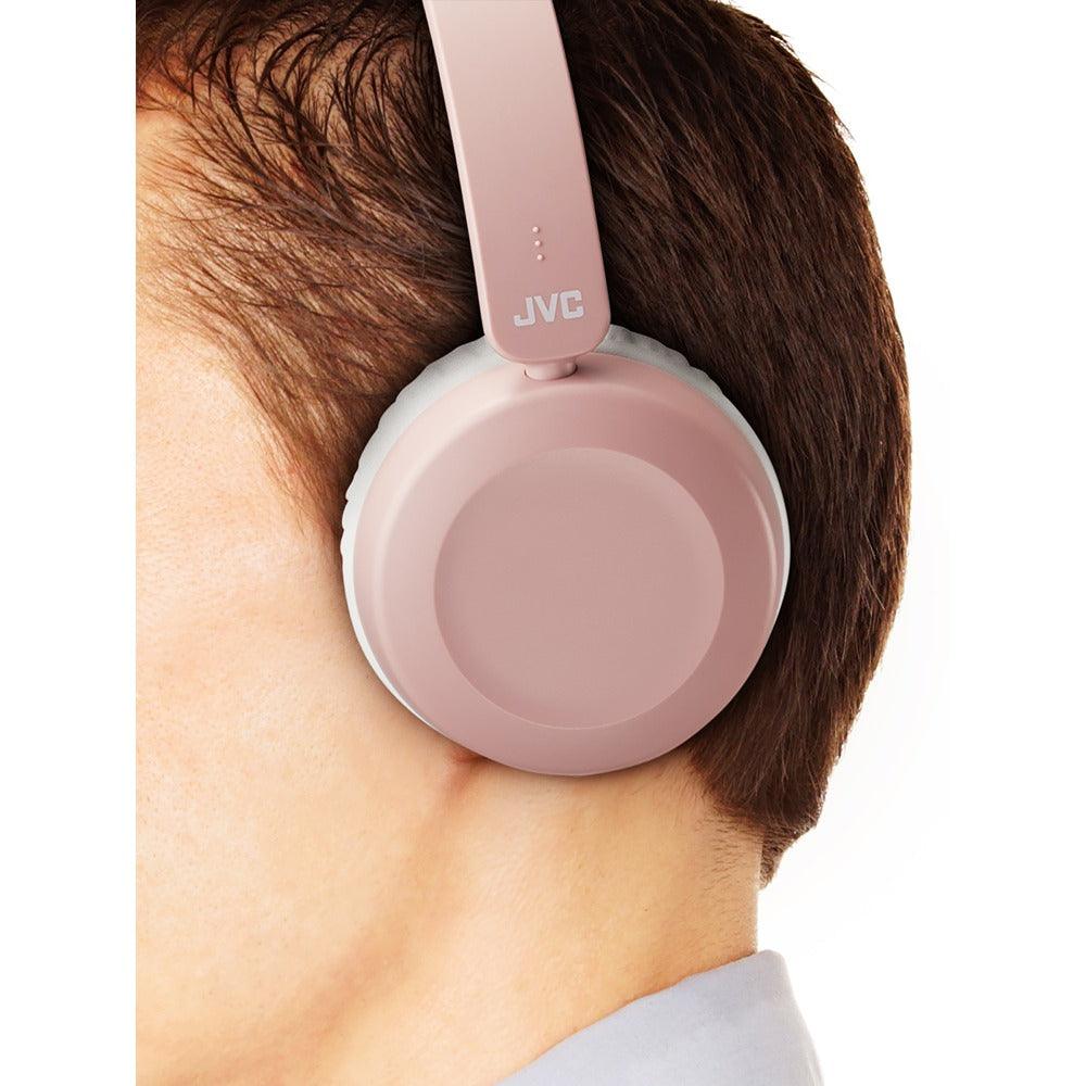JVC Dusty Pink Headphones | Built-in Remote & Mic - Image 5