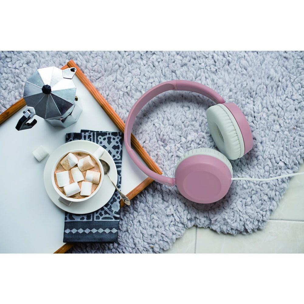 JVC Dusty Pink Headphones | Built-in Remote & Mic - Image 7