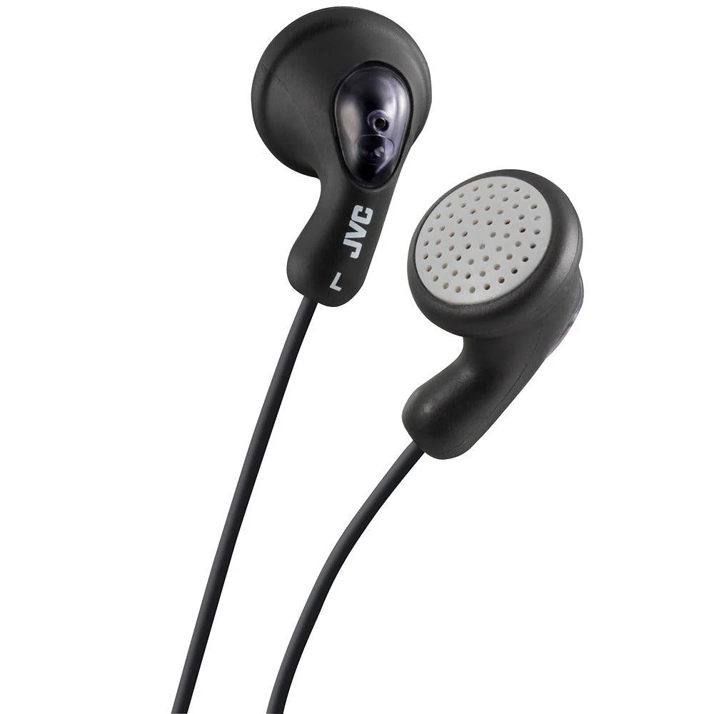 JVC Olive Black Gumy In-Ear Earphones | Ergonomic Design - Image 2