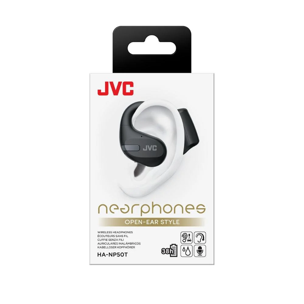 JVC Open-ear wireless Bluetooth earphones | Black - Image 5