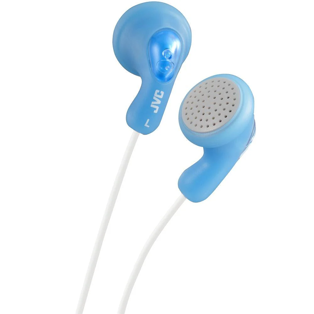 JVC Peppermint Blue Gumy In-Ear Earphones | 3.5mm Jack - Image 2