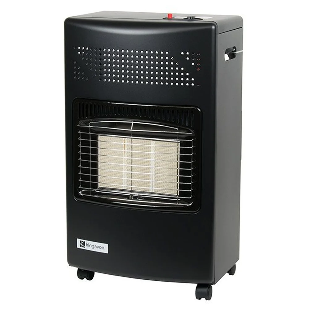 Kingavon Portable Gas Heater | 4.2kW, Slimline, Castor Wheels - Image 2
