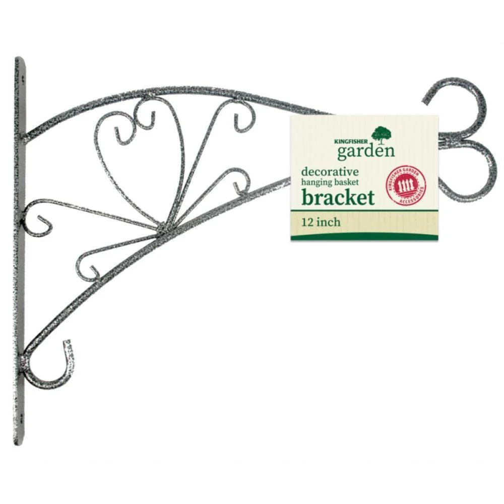 Kingfisher Decorative Hanging Basket Bracket Assorted Designs | 12inch - Image 4