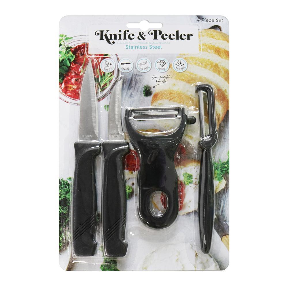 Knife And Peeler Set |  4 Piece Set