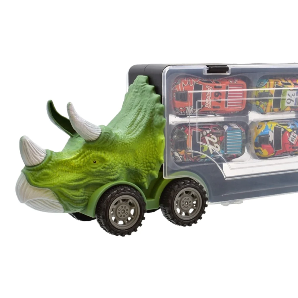 KTL Dinosaur-Themed Car Transporter Toy Set - Image 4