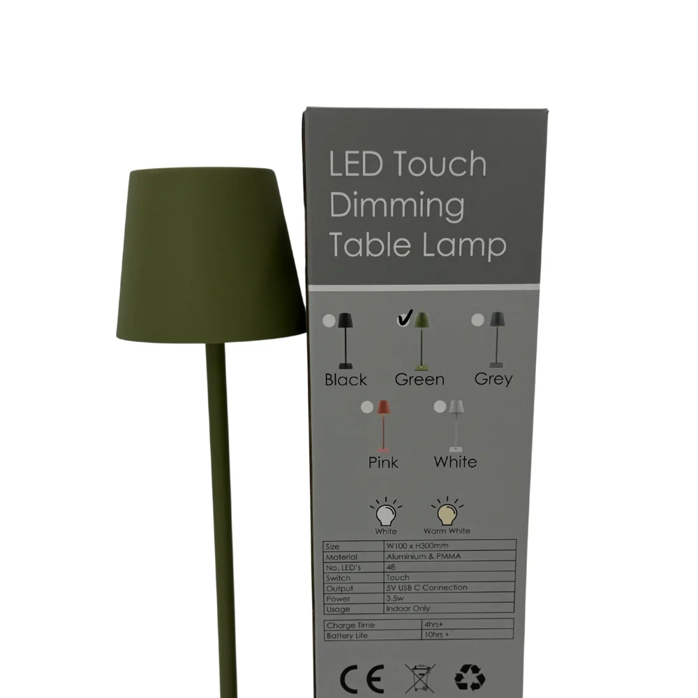 LED Table Lamp | Green - Image 4
