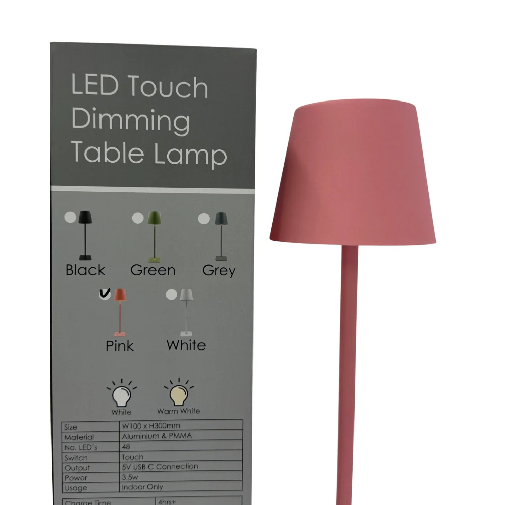 LED Table Lamp | Pink - Image 3