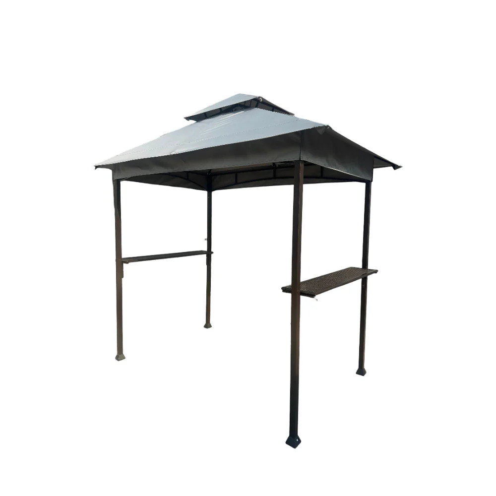 Lifestyle Living Ember BBQ Gazebo Shelter with Side Shelves | 2.4 x 1.5 x 2.55m - Image 2