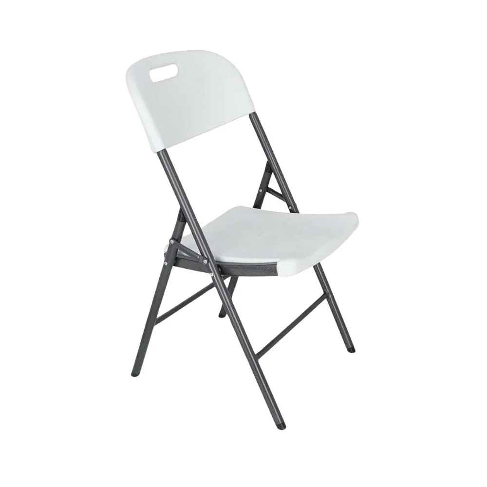 Lifestyle Living White Folding Chair - Image 2