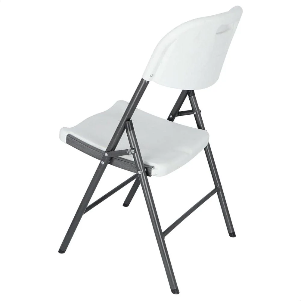 Lifestyle Living White Folding Chair - Image 5