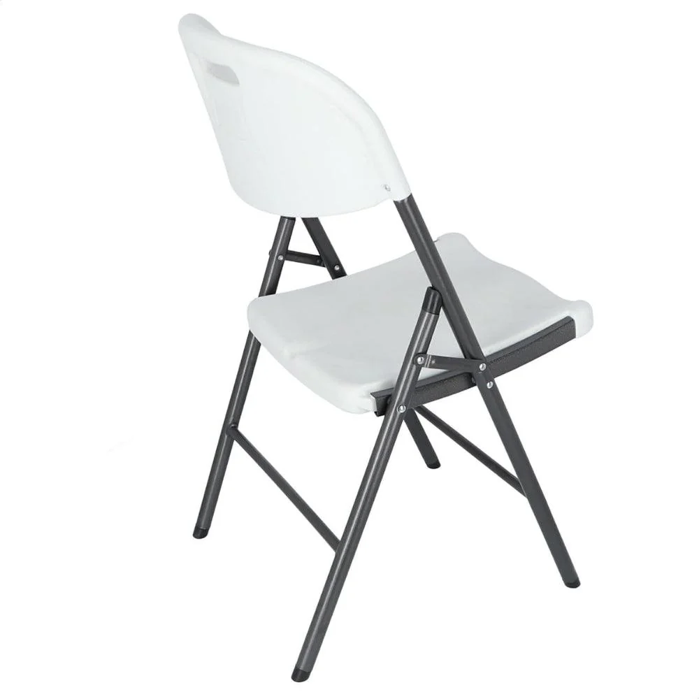 Lifestyle Living White Folding Chair - Image 7