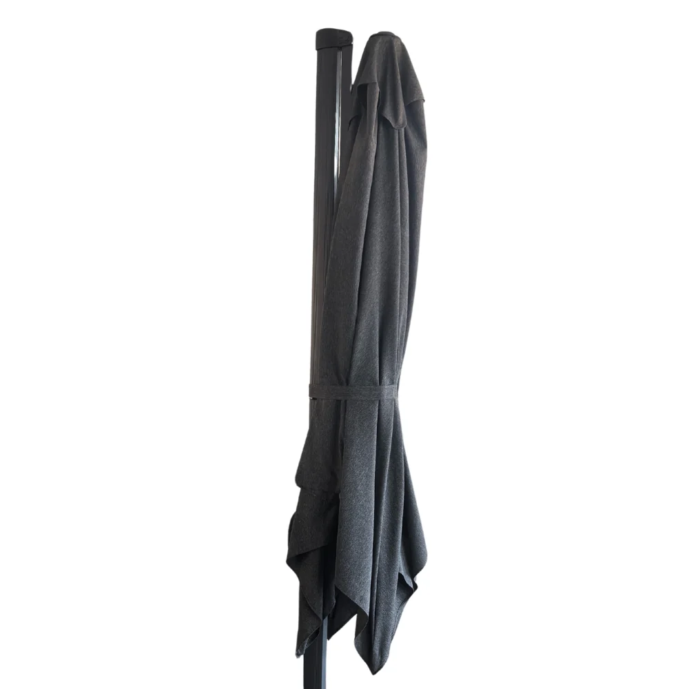 Lifestyle Living Zion Roma Dark Grey Parasol | 3m - Image 10