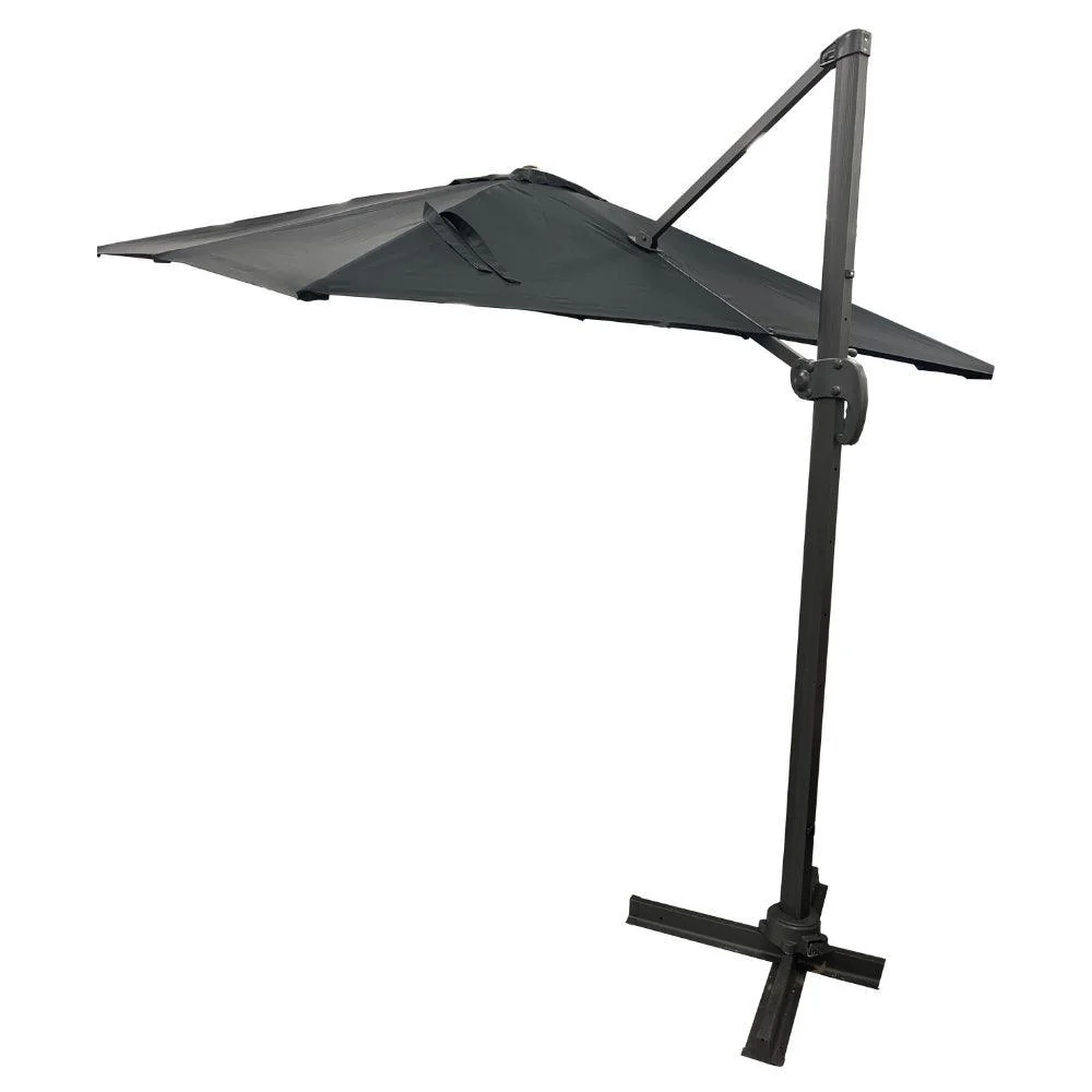 Lifestyle Living Zion Roma Dark Grey Parasol | 3m - Image 4