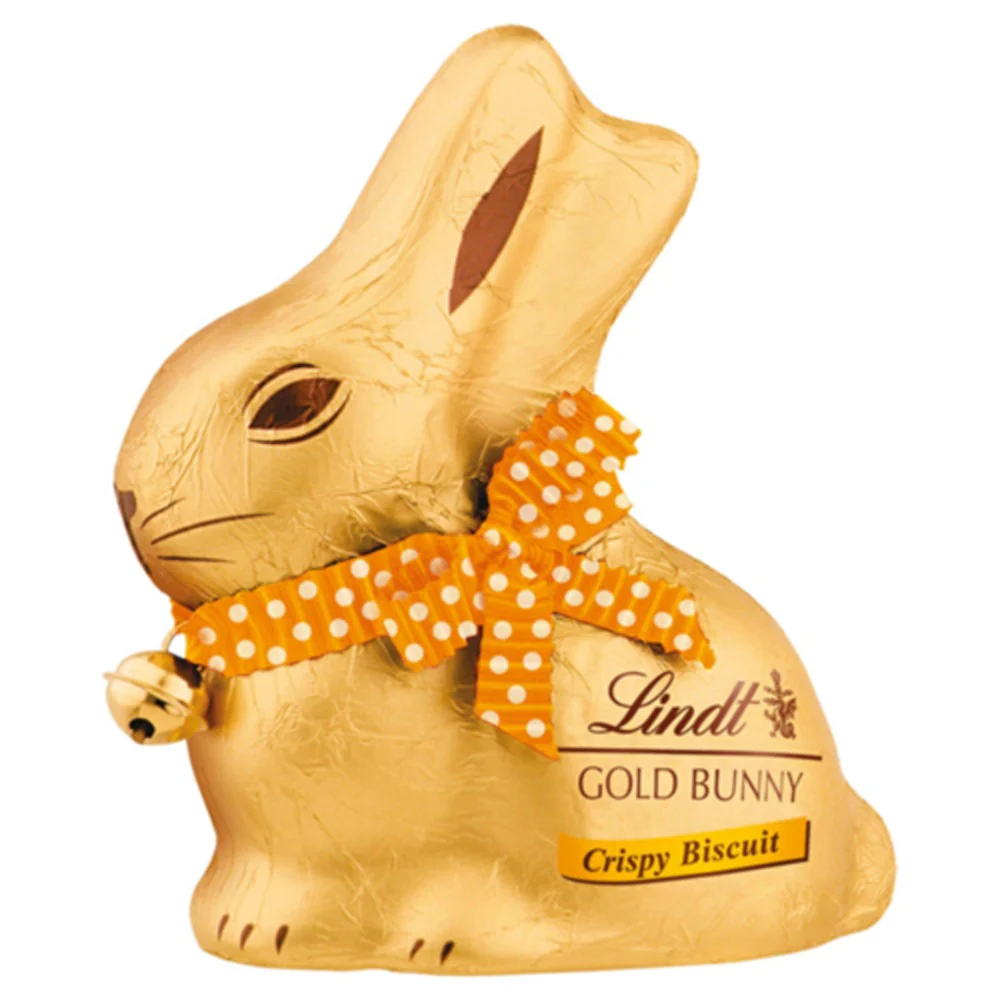 Lindt Gold Bunny Biscuit Chocolate Figure | 100g, Crispy Biscuit