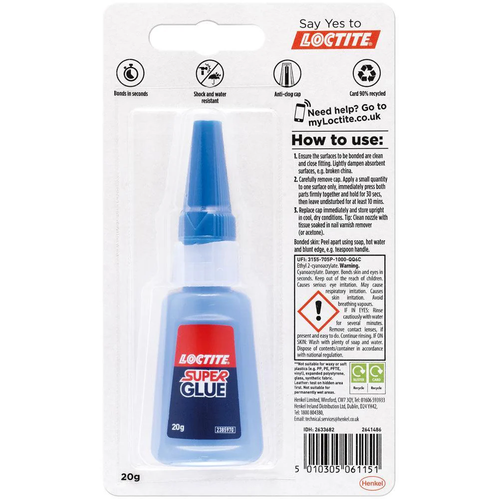 Loctite XXL Liquid Superglue 20g - Image 6