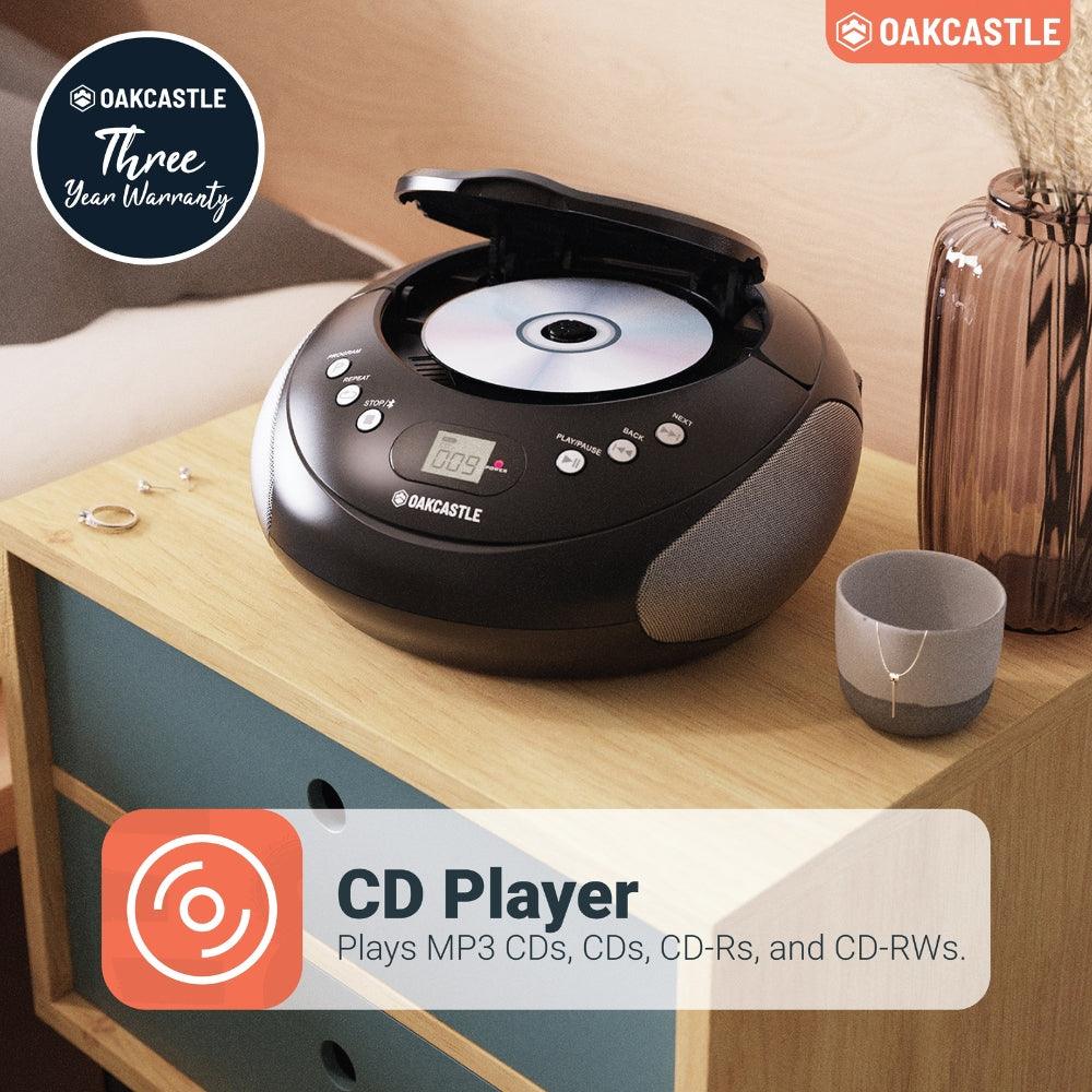 Majority Oakcastle Black CD250 CD Boombox - Image 5