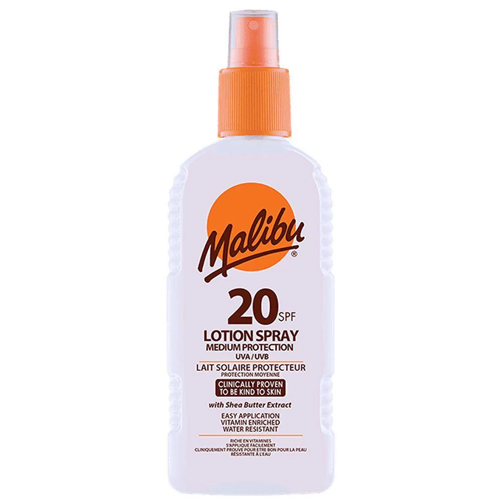 Malibu SPF20 Medium Protection Sun Lotion Spray | 200ml