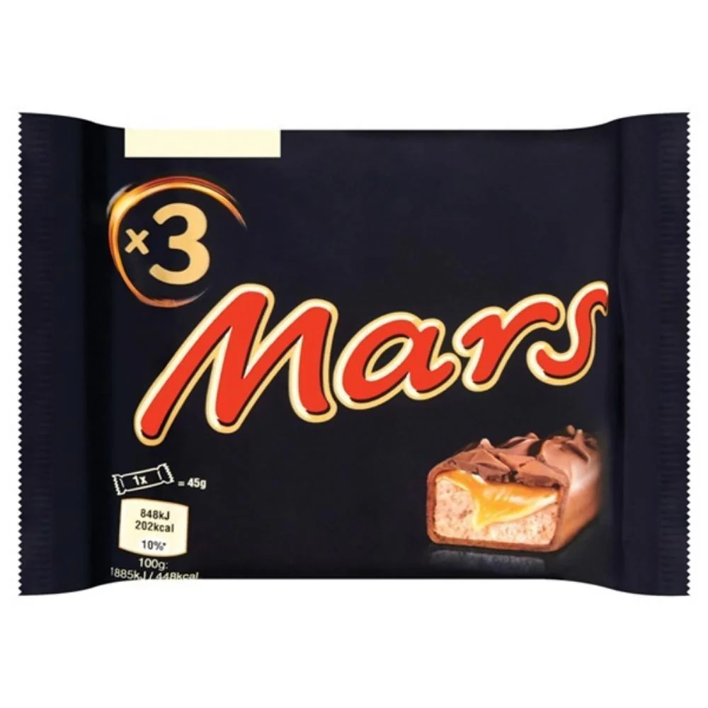Mars Chocolate Bars | 3 Pack