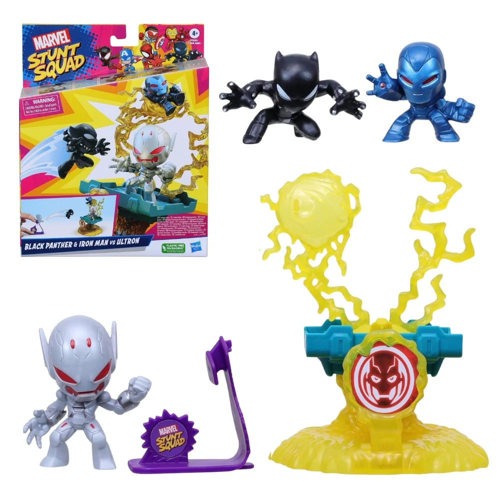 Marvel Stunt Squad Heroes vs Villains Toy Set - Image 4