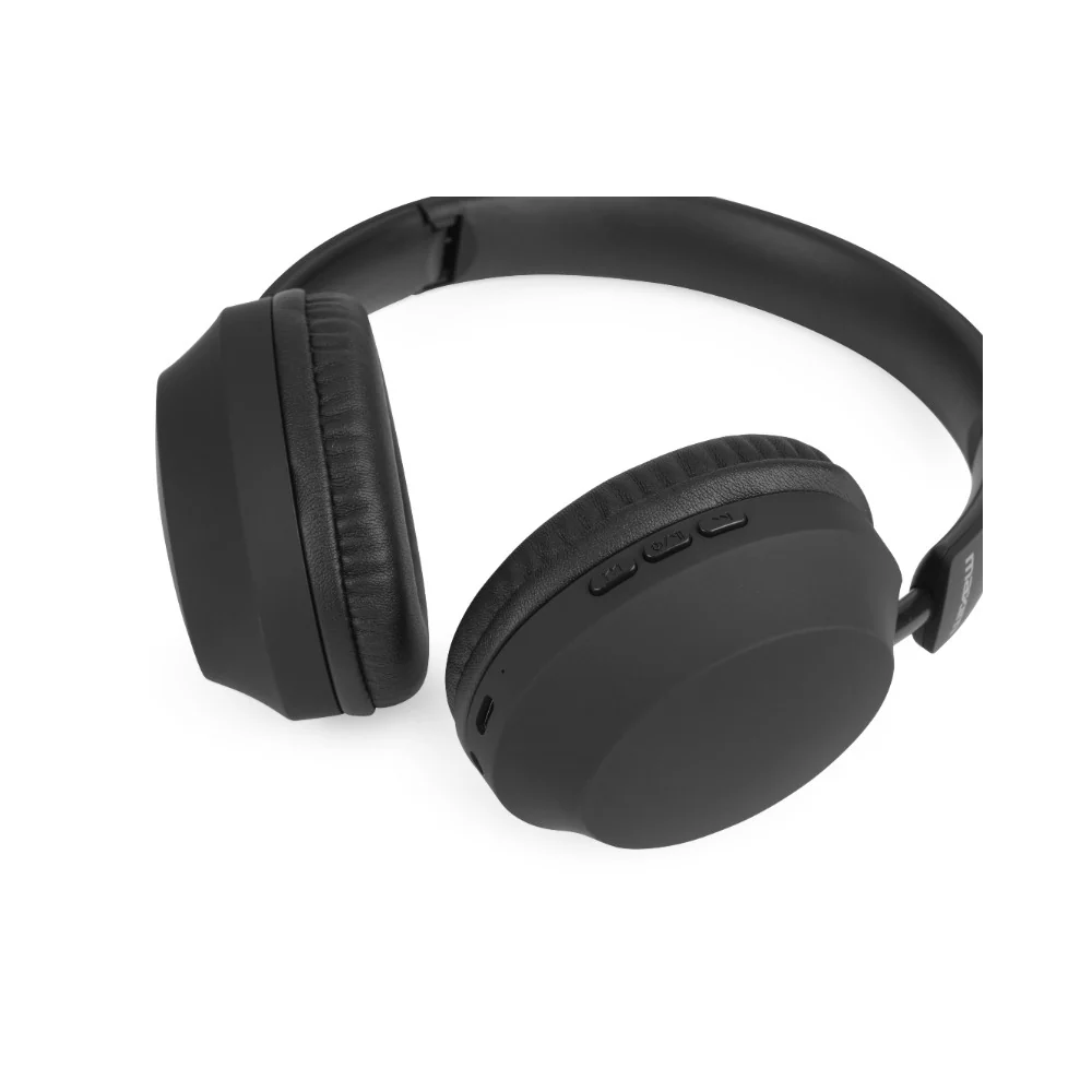 Maxim Matte Black Bluetooth Headphones | Foldable, On-Ear Controls, Closed-Back - Image 3