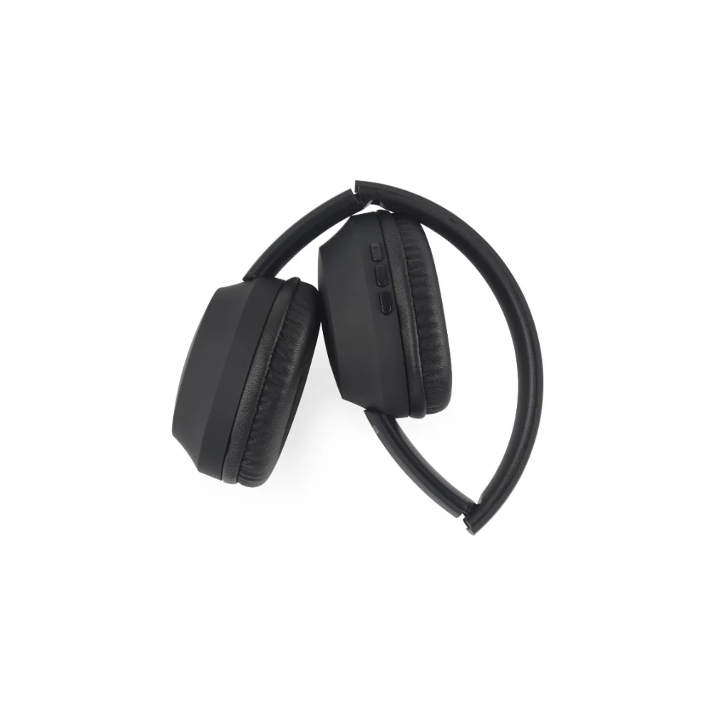 Maxim Matte Black Bluetooth Headphones | Foldable, On-Ear Controls, Closed-Back - Image 4