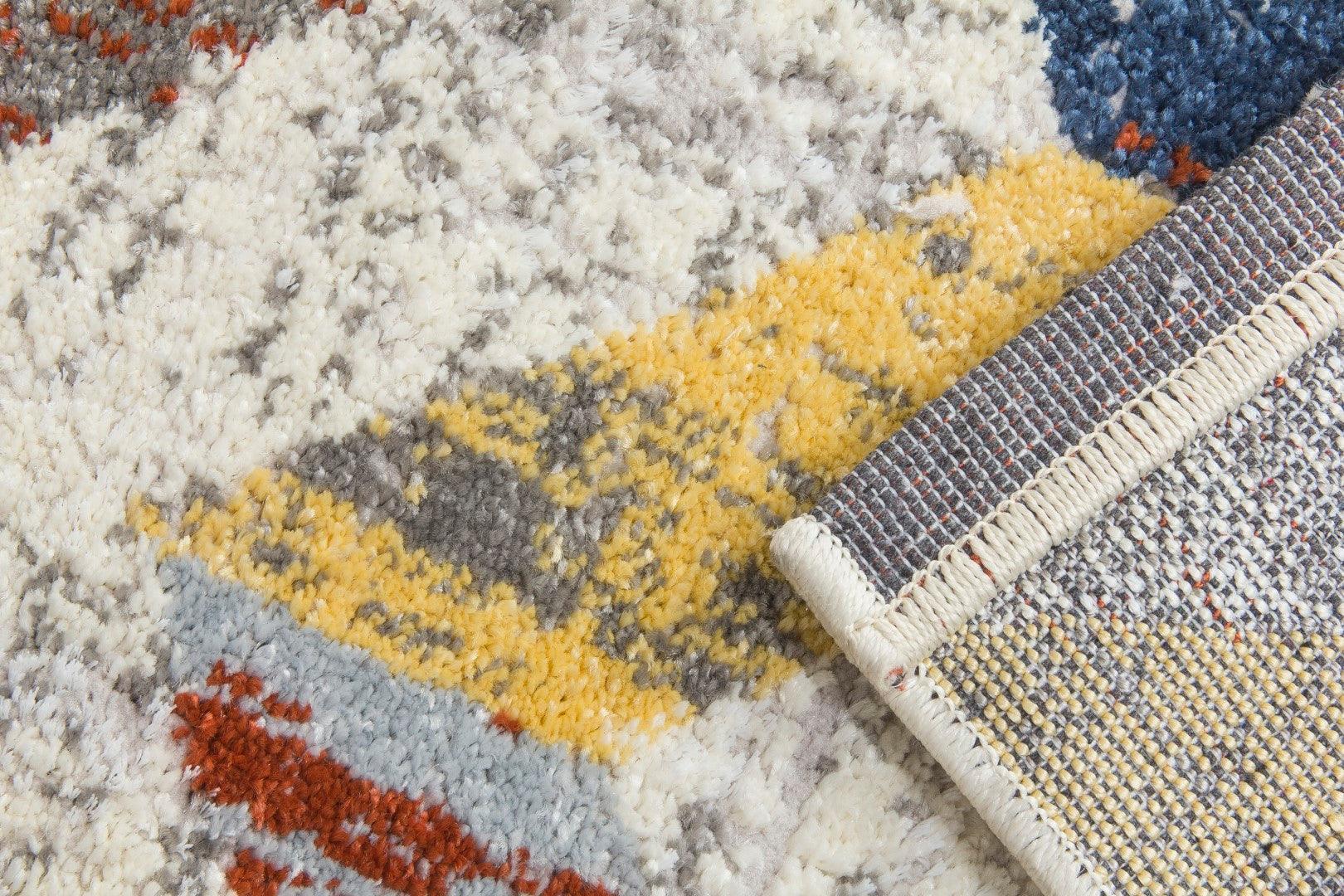 Multicoloured Carousel Chevron Rug | 120 x 170cm - Image 5