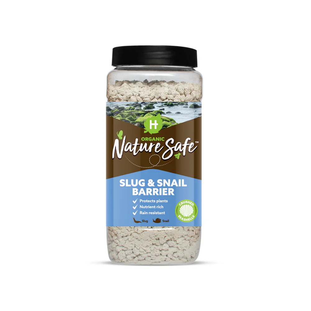 Nature Safe Organic Slug and Snail Barrier Granules | 1.2kg, Crushed Seashells
