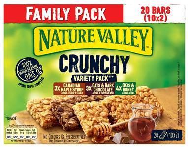 Nature Valley Crunchy Variety Family Pack | 20 Pack