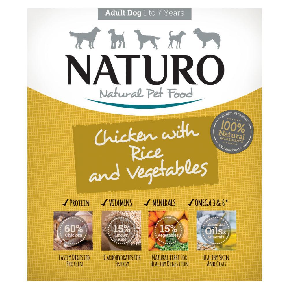 Naturo Adult Dog Chicken with Rice & Vegetables | 400g