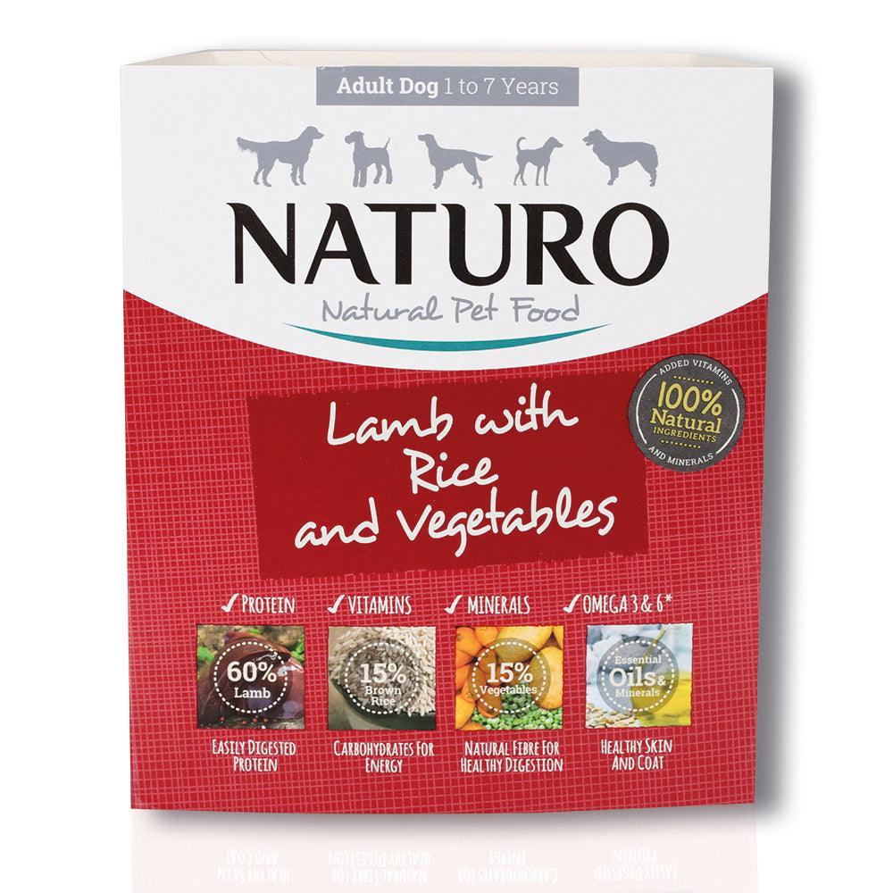 Naturo Adult Dog Lamb with Rice and Vegetables | 400g