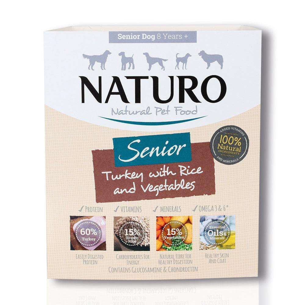 Naturo Senior Dog Turkey with Rice and Vegetables | 400g