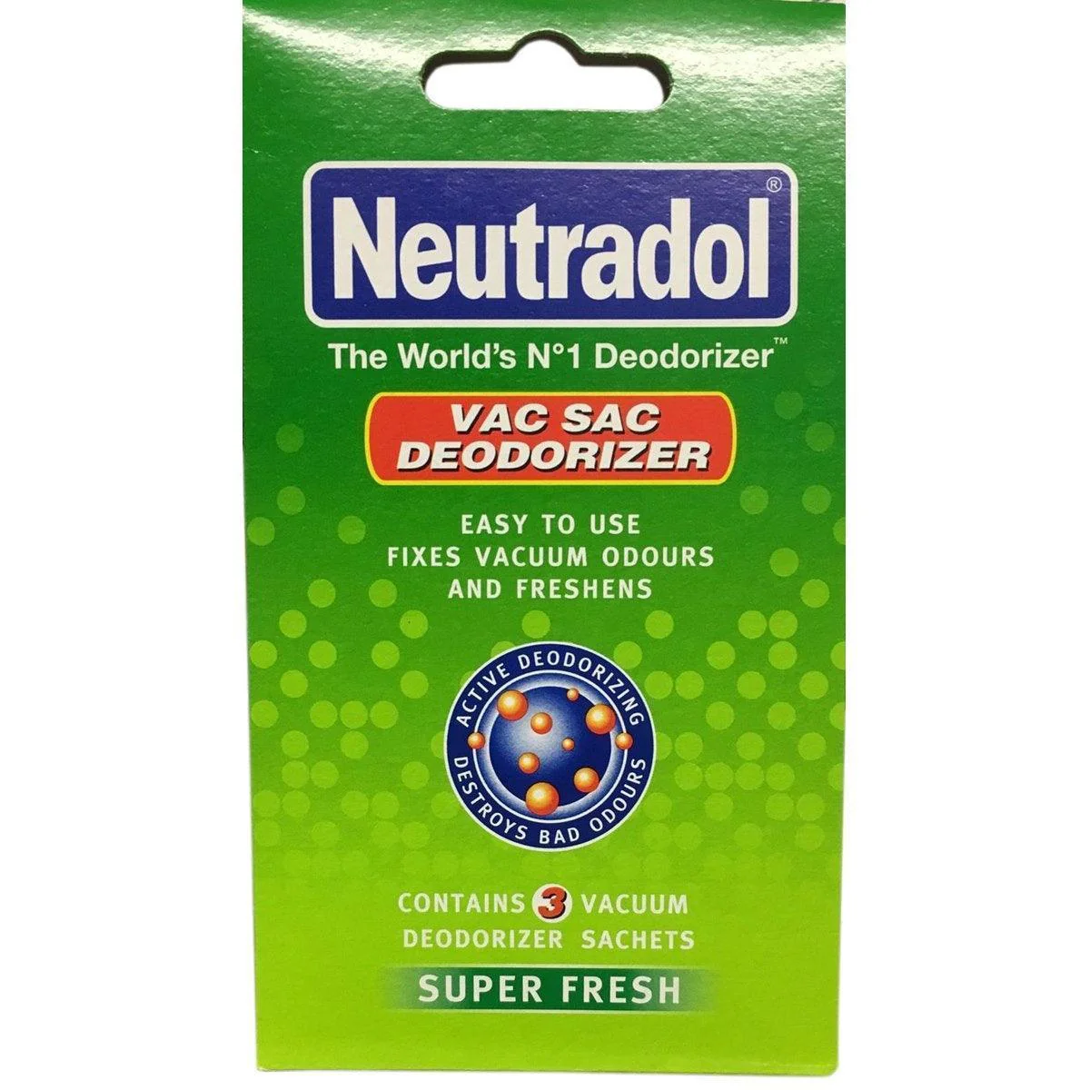 Neutradol Vac Sac Super Fresh Deodoriser | Pack of 3