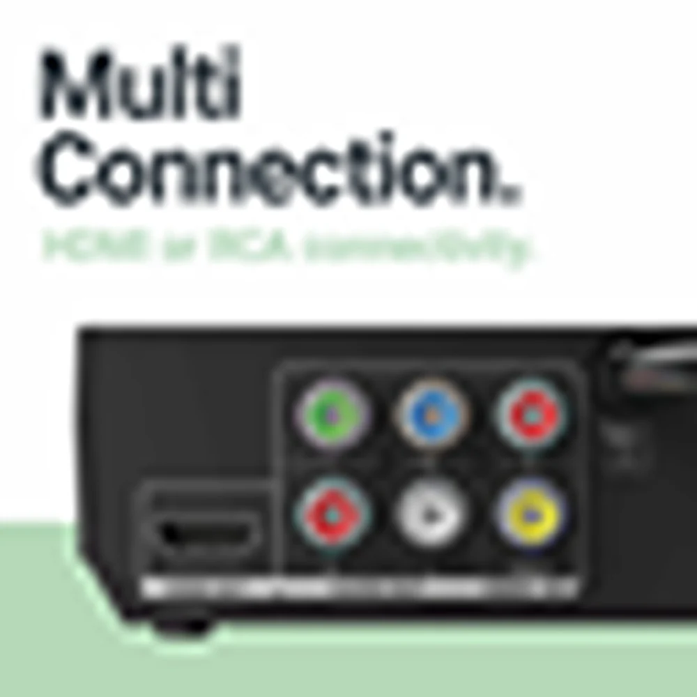 Oakcastle Multi-Region DVD Player | USB Playback, Front LED Clock - Image 4