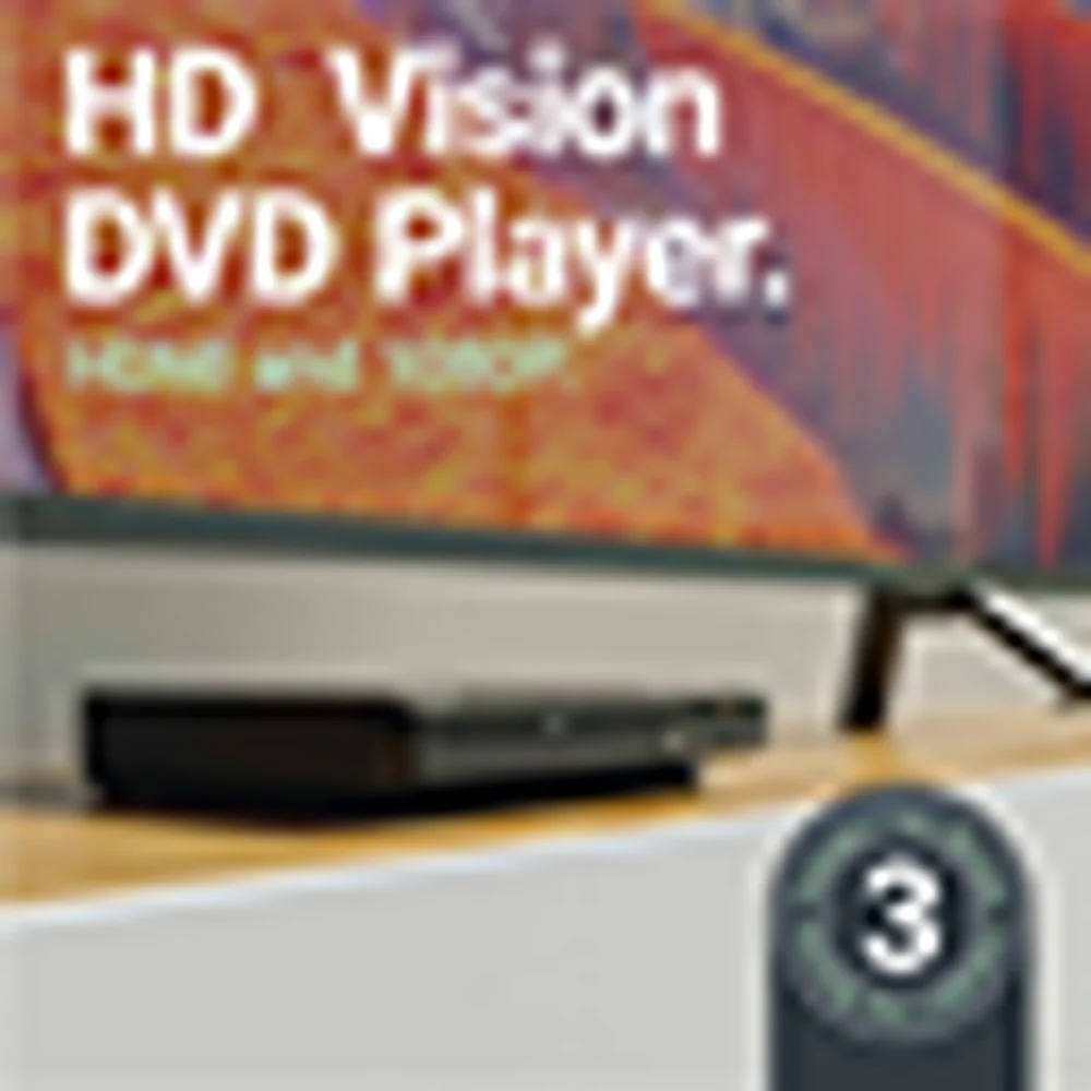 Oakcastle Multi-Region DVD Player | USB Playback, Front LED Clock - Image 5