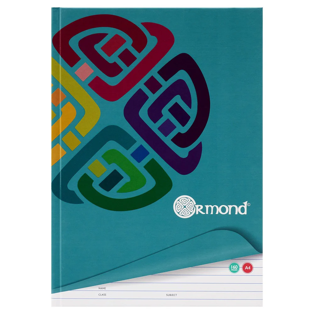 Ormond Multipack A4 Hardback Notebooks with Feint Ruled Pages - Image 6