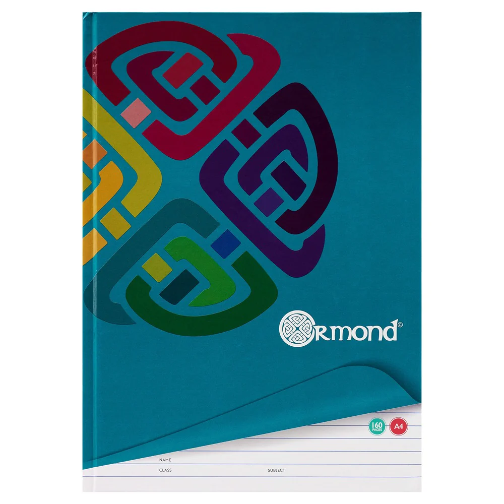 Ormond Multipack A4 Hardback Notebooks with Feint Ruled Pages - Image 8