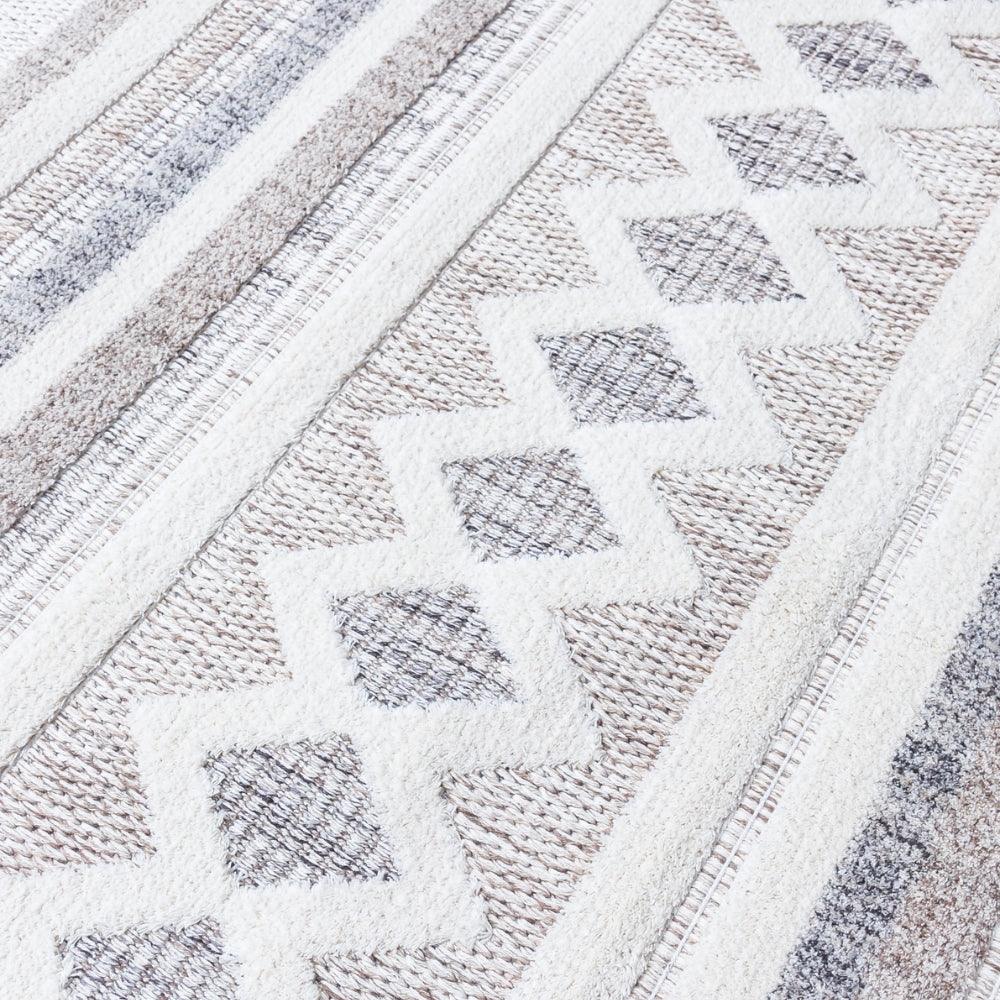 Oslo Nina Rug | Elegant Geometric Design with Neutral Tones - Image 7